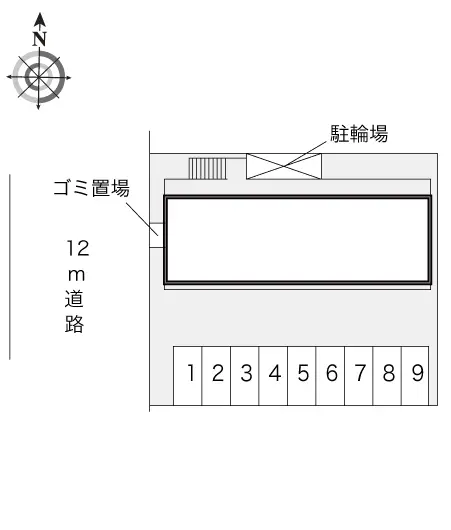 ★手数料０円★西宮市山口町名来　月極駐車場（LP）